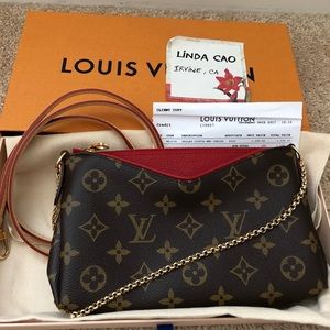 Authentic Monogram Pallas Clutch